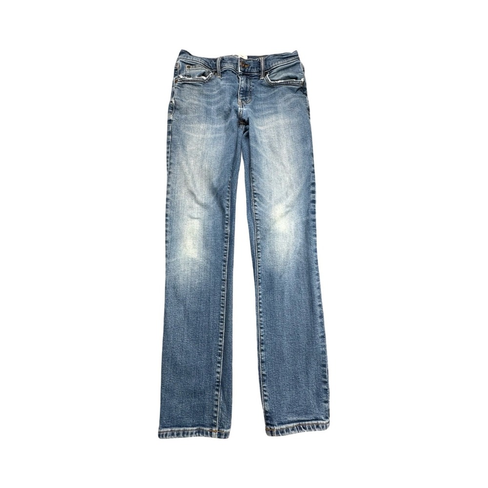 Mutual Weave Jeans Mens 28x30 Blue The Taper Denim Tapered Leg Distressed